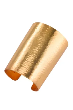 Hammered Gold Cuff