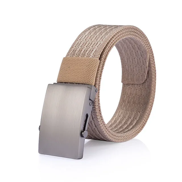 High Quality Canvas Alloy Buckle Nylon Straps Belts