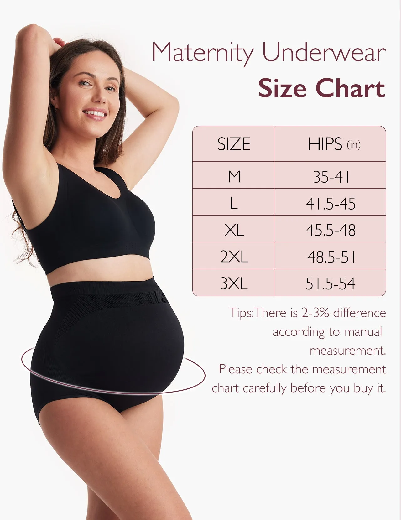 High Waist Pregnancy Seamless Soft Belly Support Panties