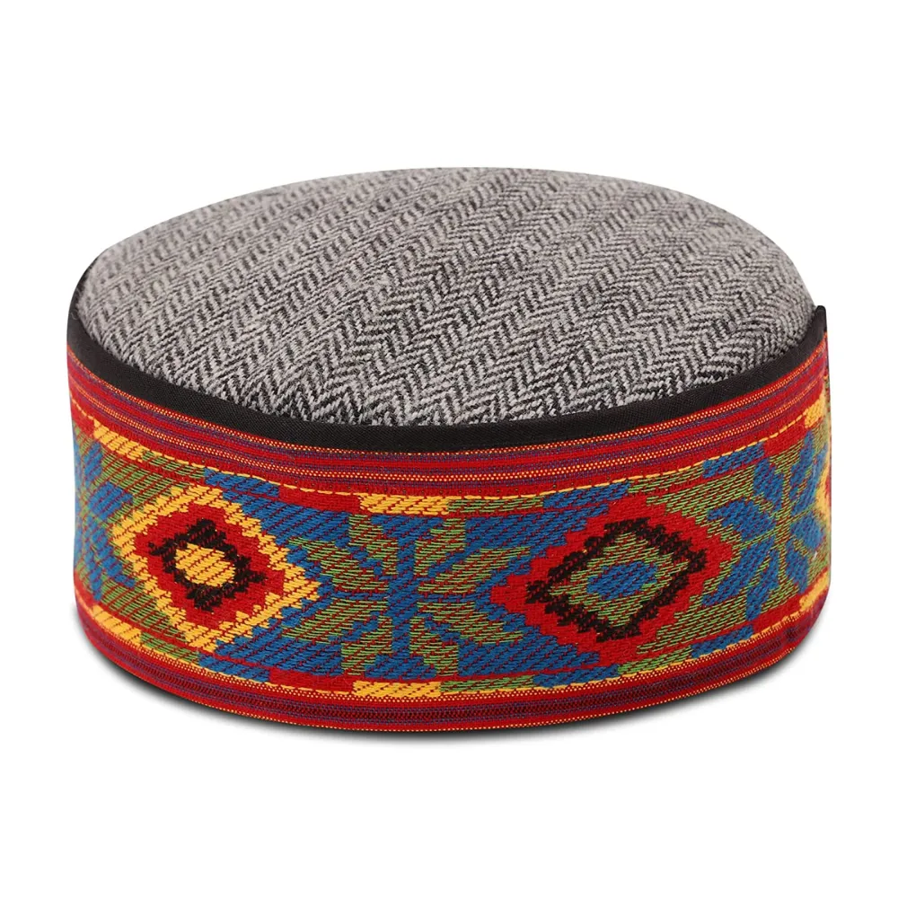 Himachali Woolen Cap for Men Colour & Design May Vary (Multicolor)