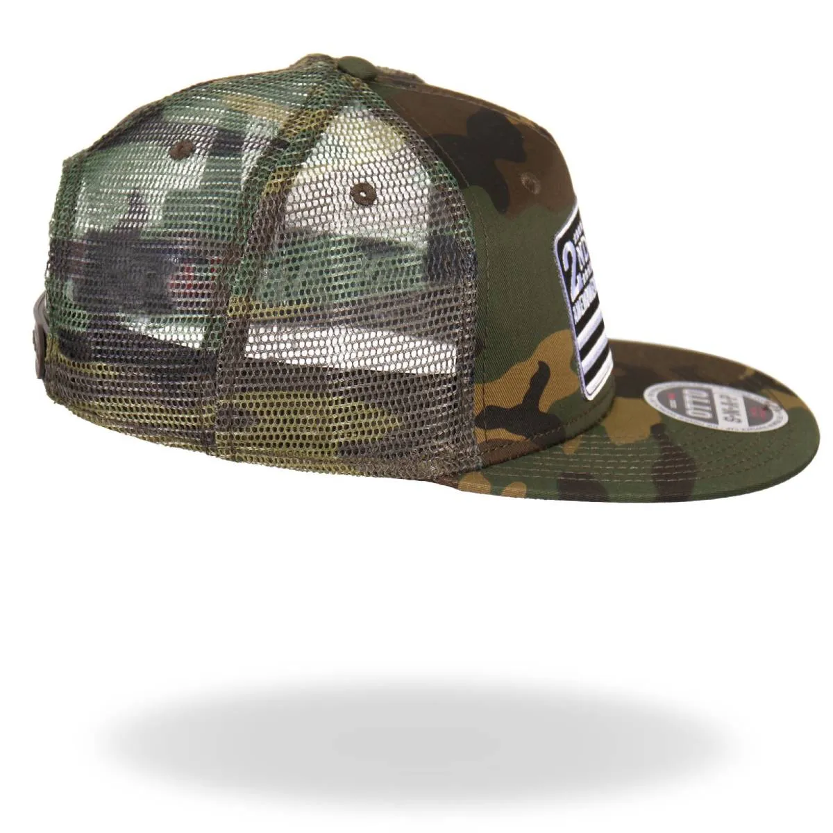 Hot Leathers GSH2001 2nd Amendment Snap Back Camo Hat