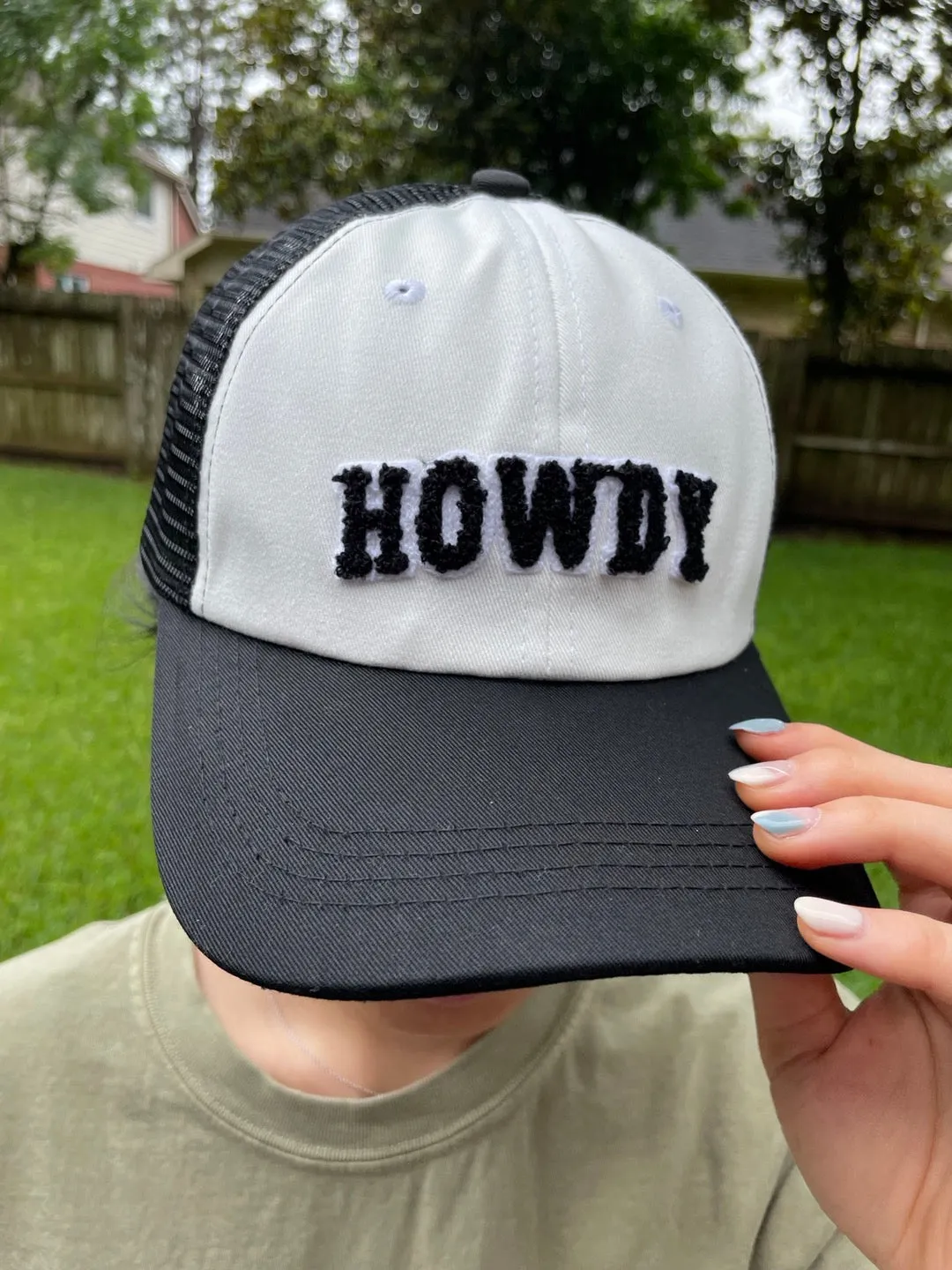 Howdy, South western cap/Brown Cow / howdy cap /  Cowboy Hat