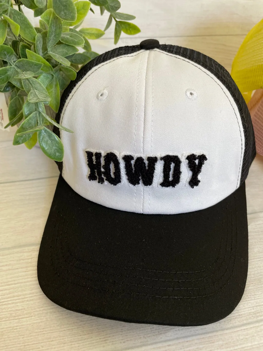 Howdy, South western cap/Brown Cow / howdy cap /  Cowboy Hat