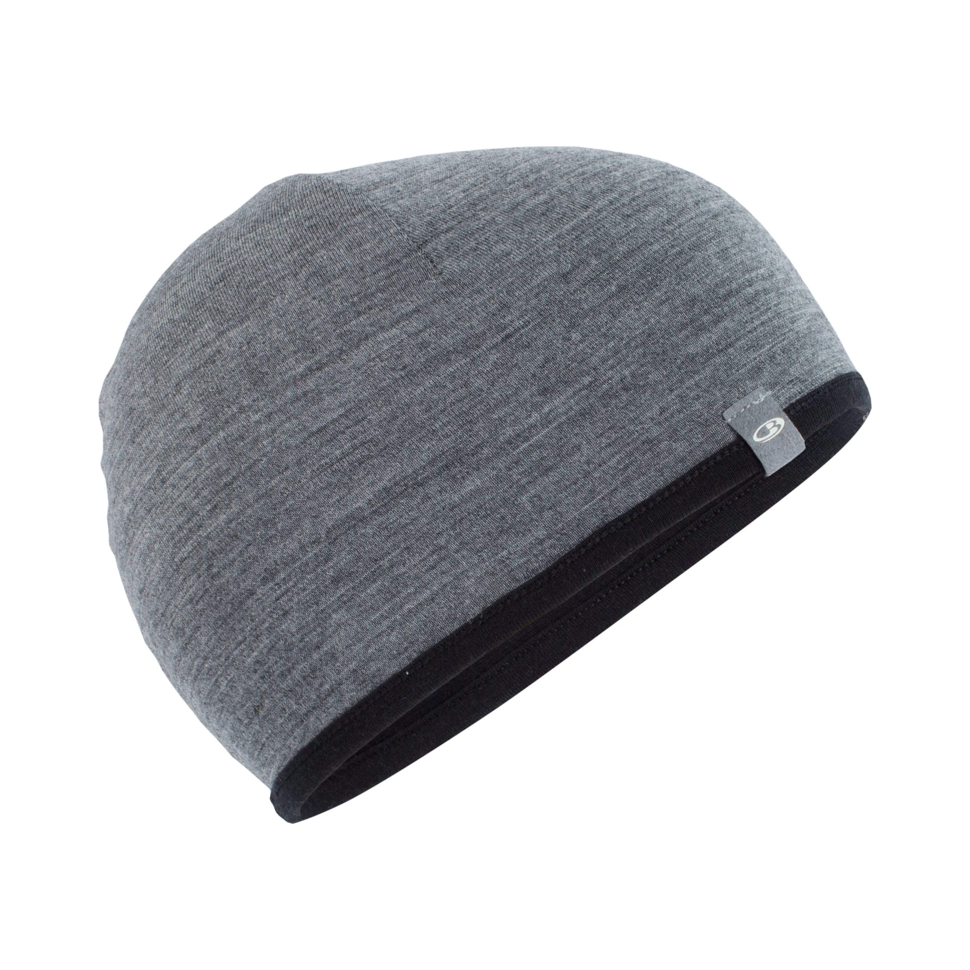 Icebreaker Unisex Pocket Hat Black/Gritstone Hthr | Buy Icebreaker Unisex Pocket Hat Black/Gritstone Hthr here | Outnorth