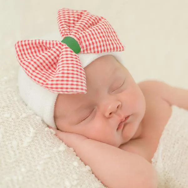 ilybean Merry Mary Newborn Girl's Christmas Hospital Hat - Newborn Girl Hat