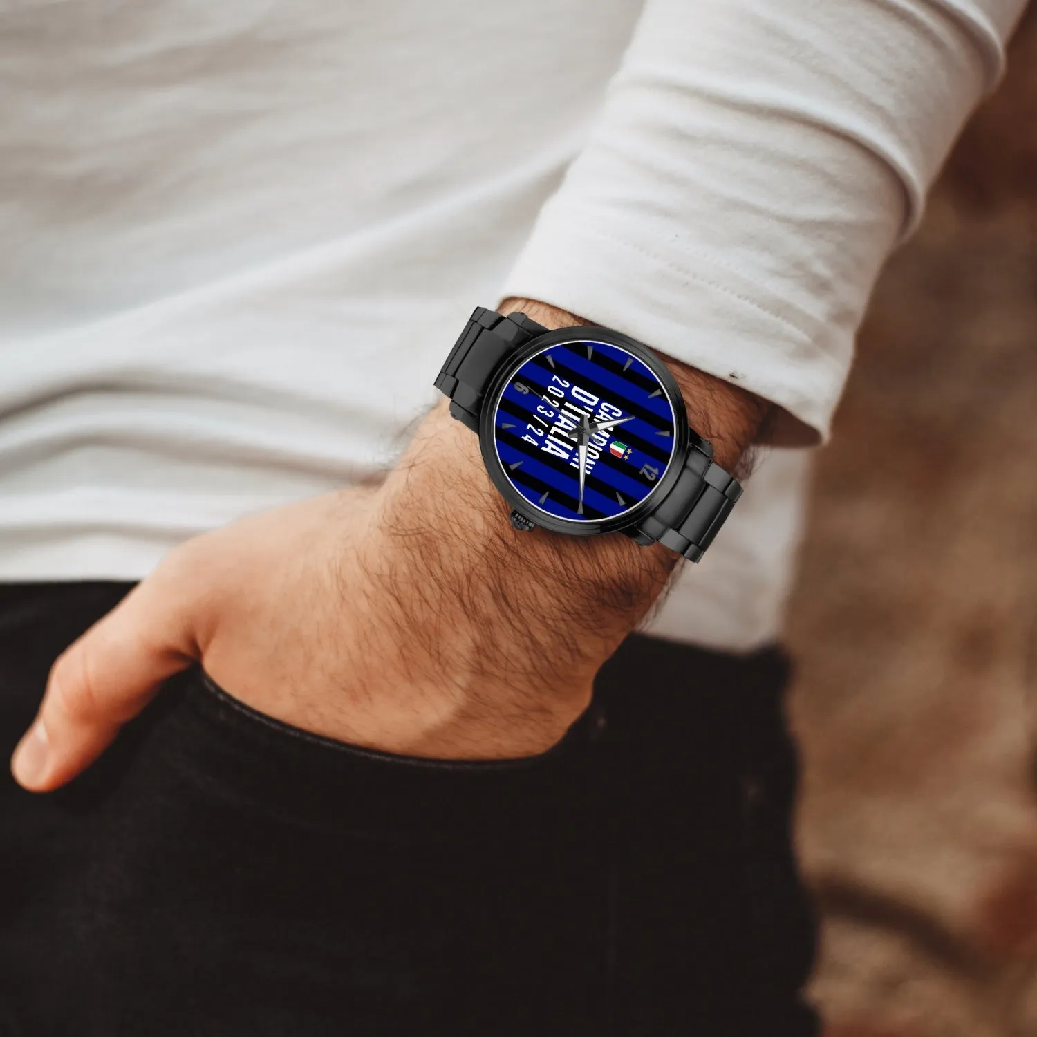 Inter Campioni D'Italia - Automatic Watch Steel Strap