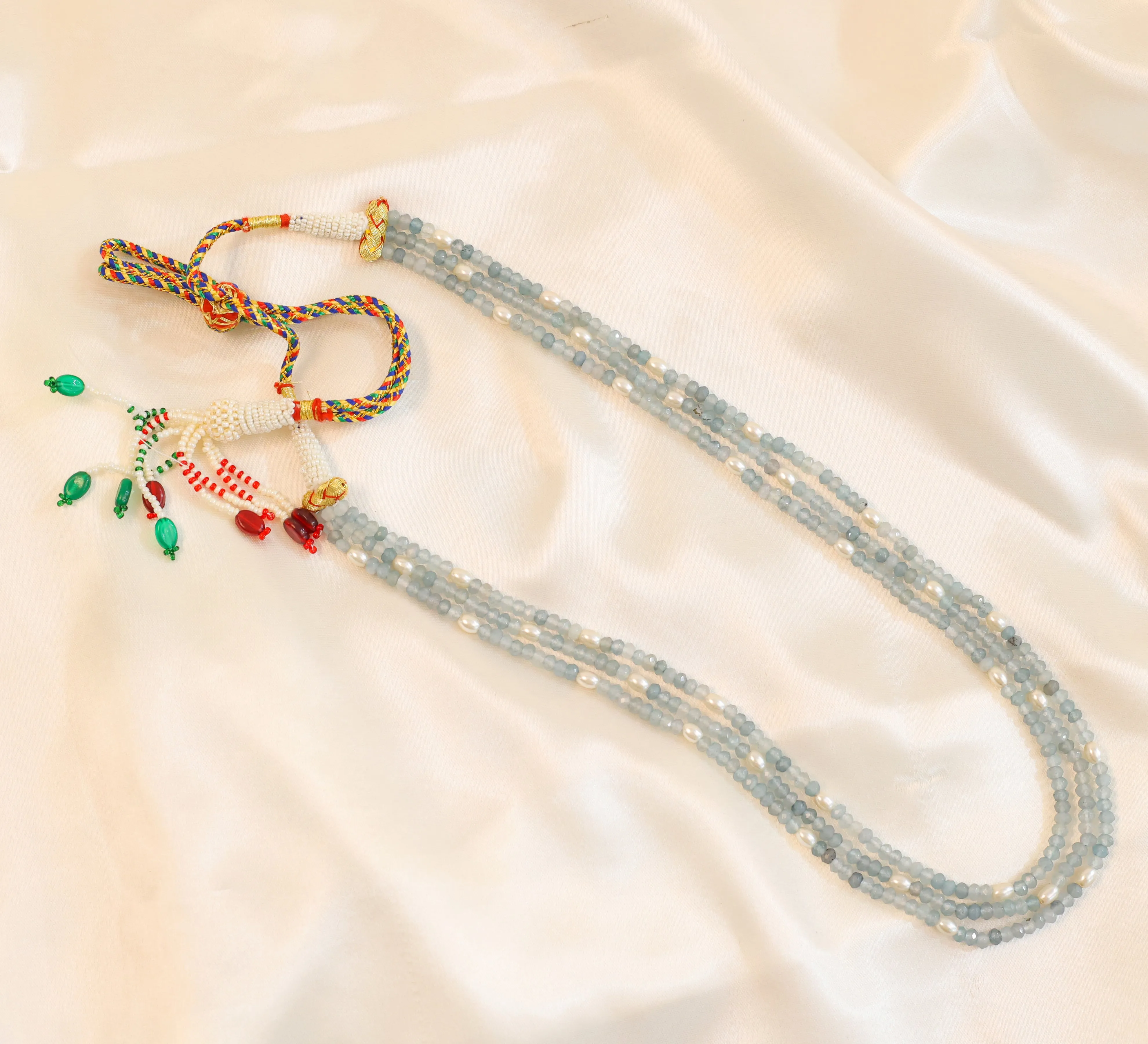 Jade Beads Mala Necklace