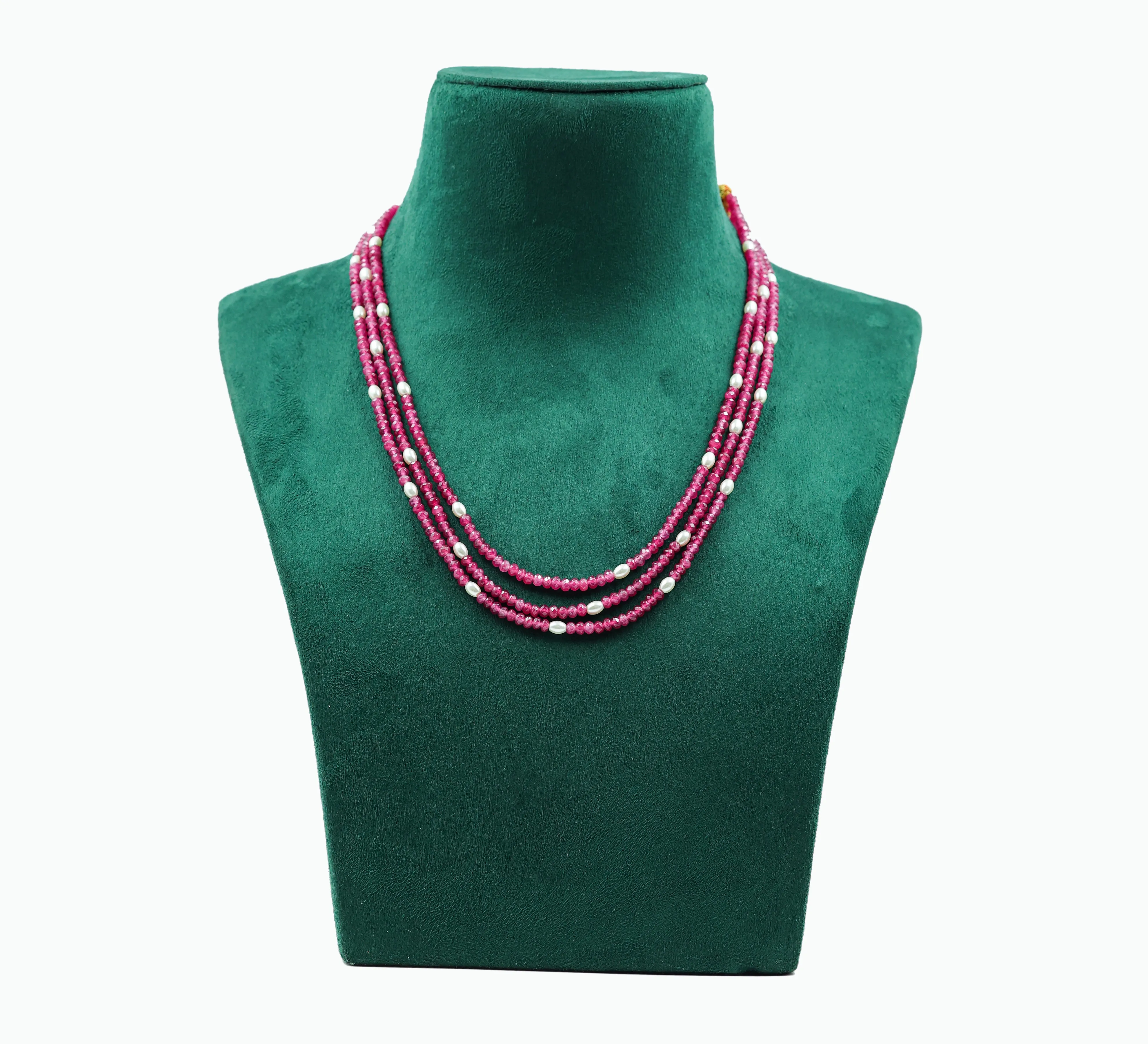 Jade Beads Mala Necklace