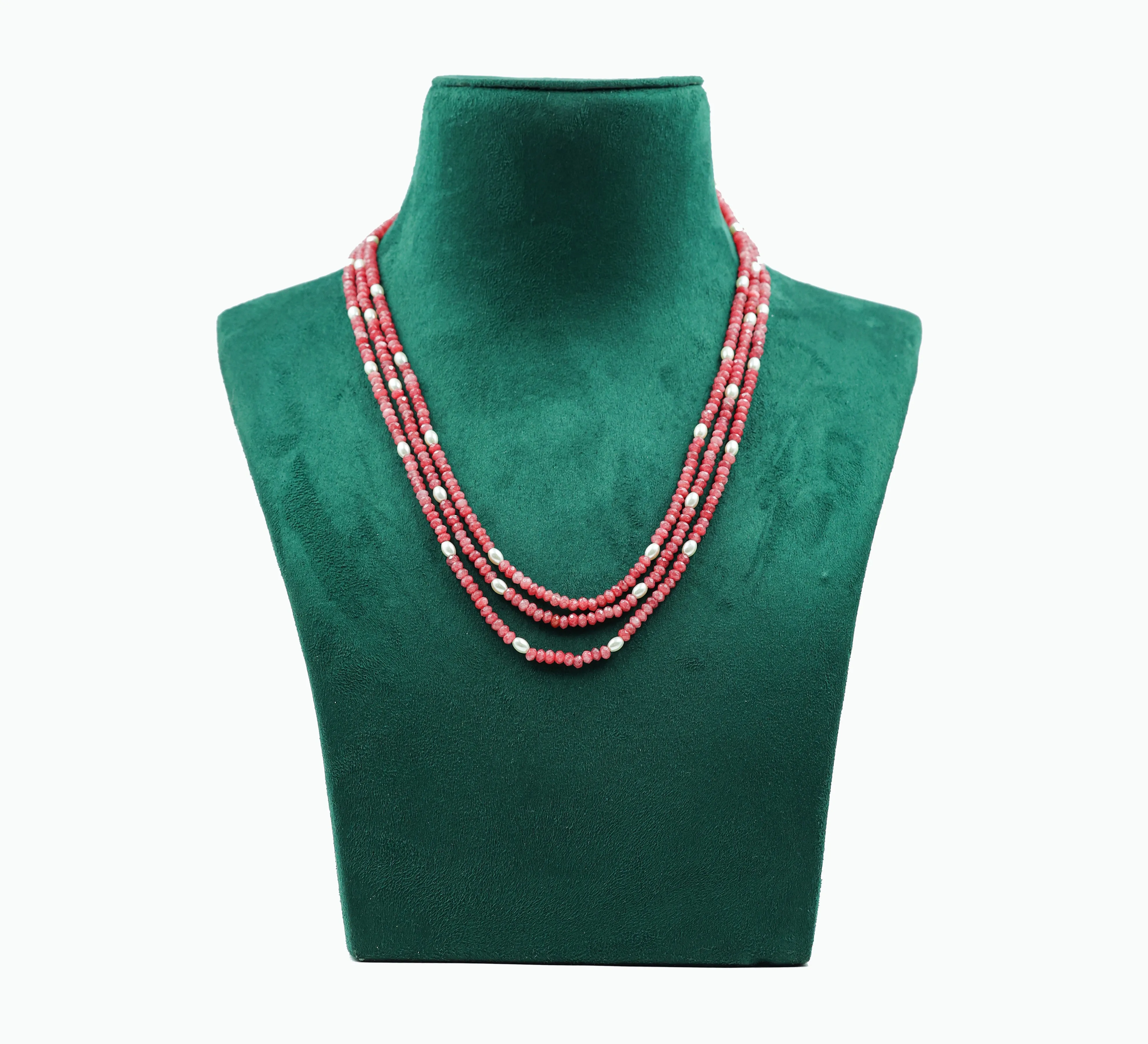 Jade Beads Mala Necklace