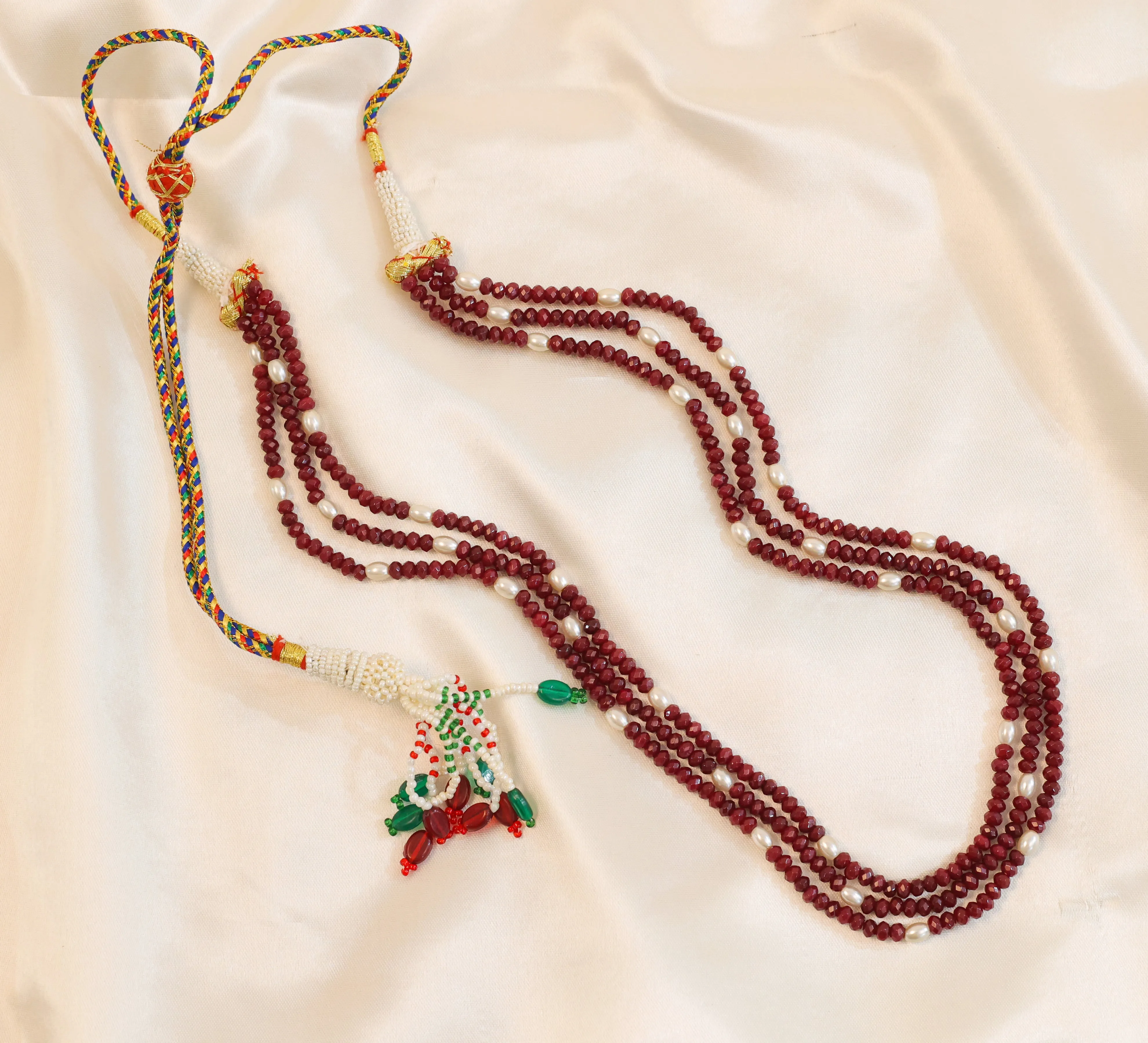 Jade Beads Mala Necklace