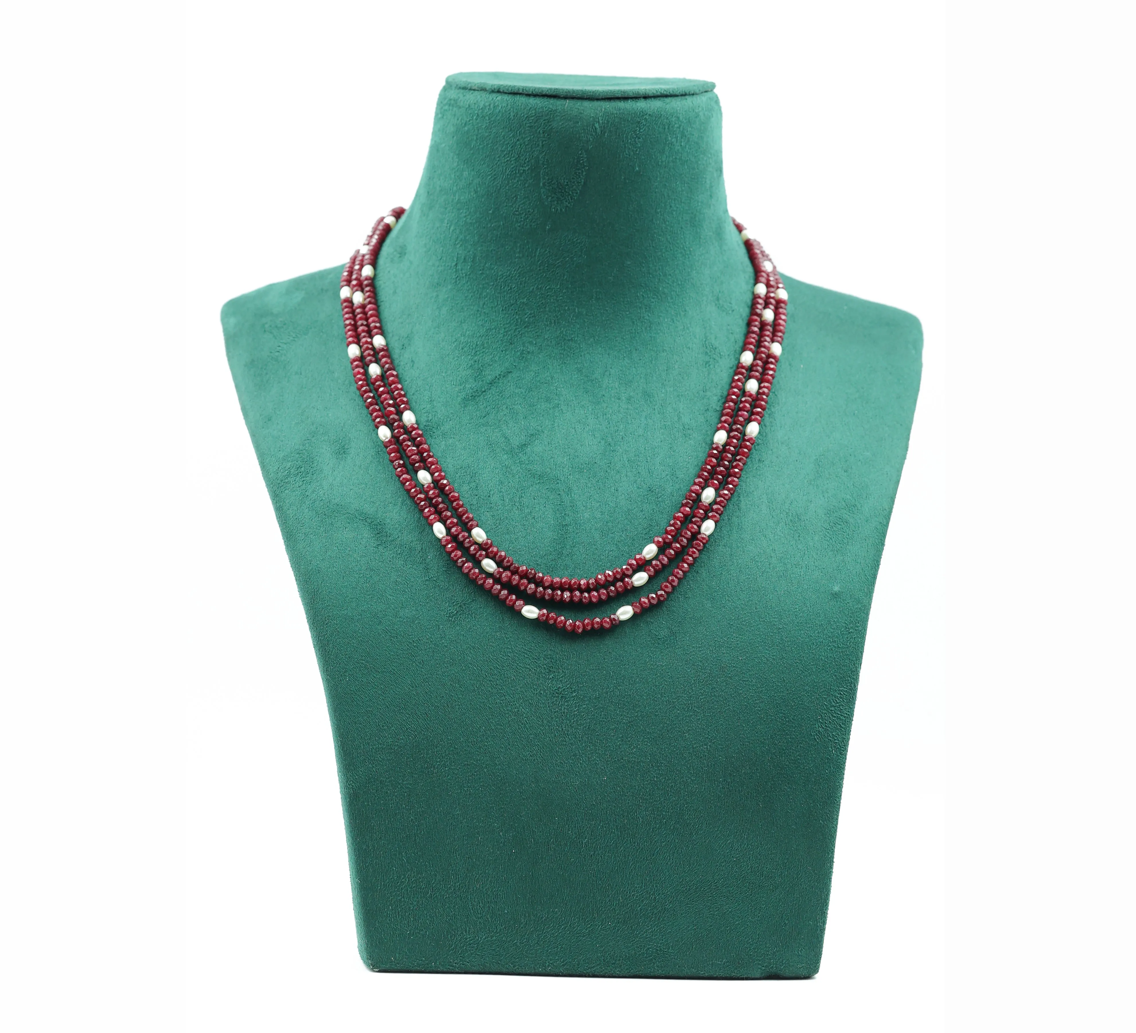 Jade Beads Mala Necklace