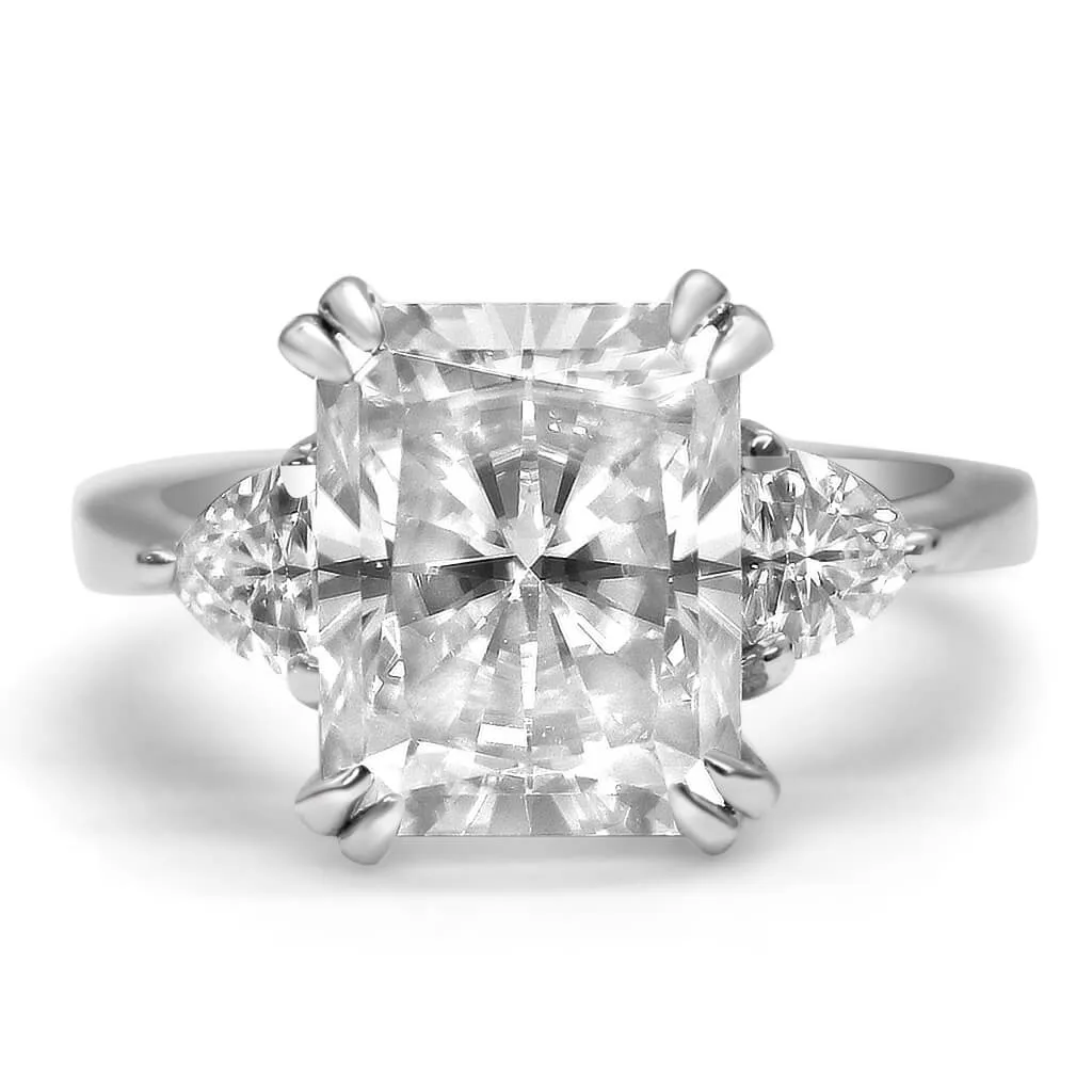 Jessica | Radiant Moissanite Engagement Ring