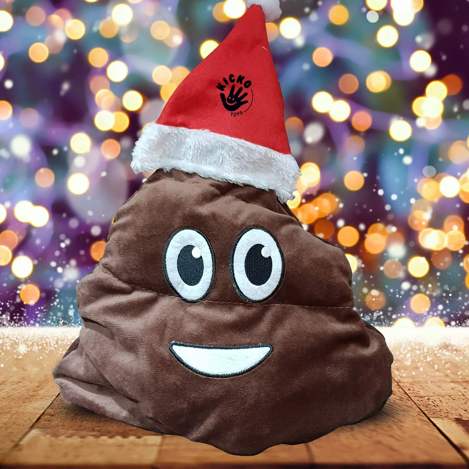 Kicko Poop Emoji Hat - 12 Inch Emoticon Poop Hat - Novelty Toys, Gag Toys and Practical