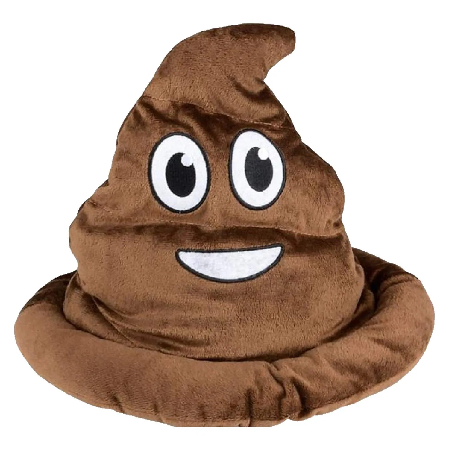 Kicko Poop Emoji Hat - 12 Inch Emoticon Poop Hat - Novelty Toys, Gag Toys and Practical