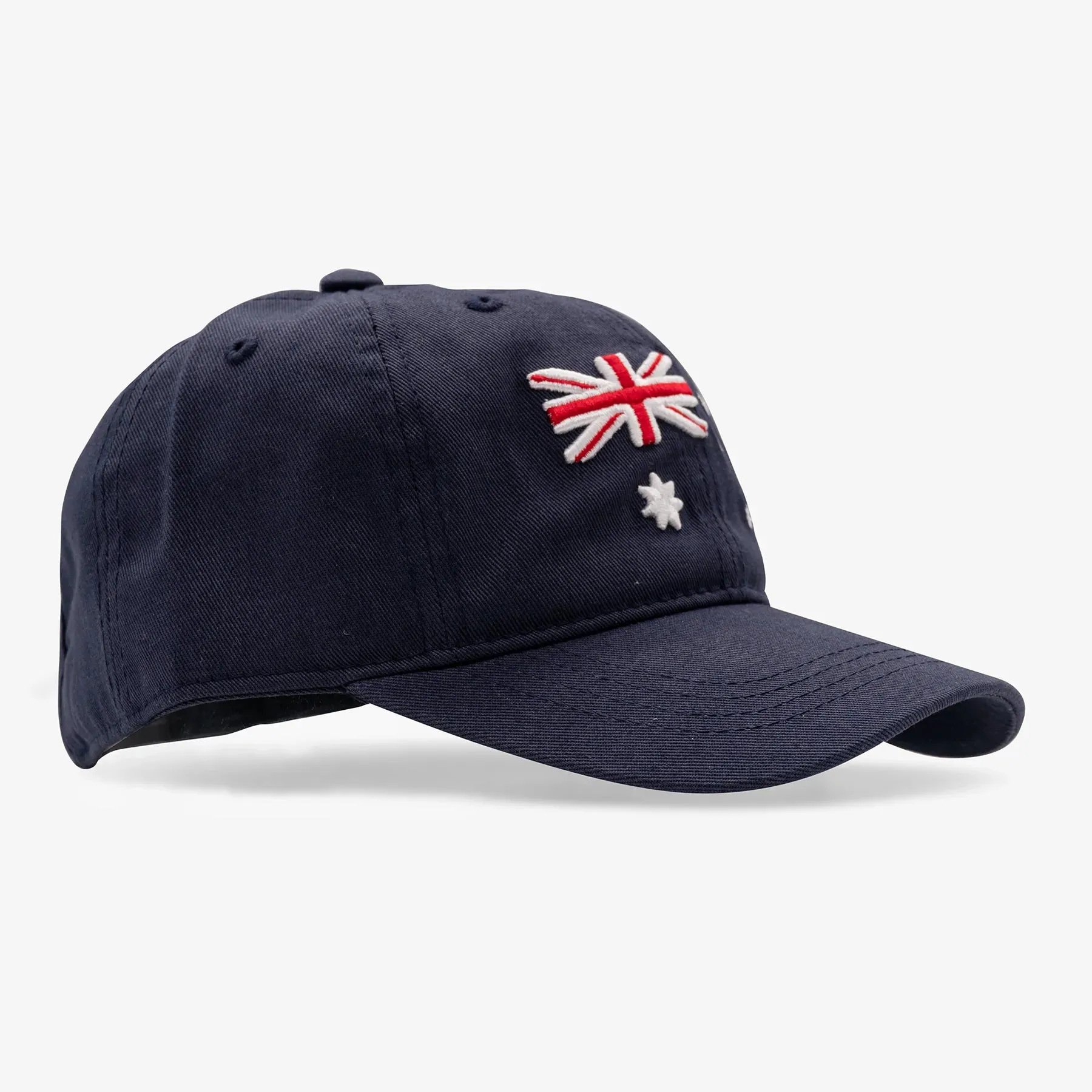 Kids Australia Flag Curved Strapback Hat