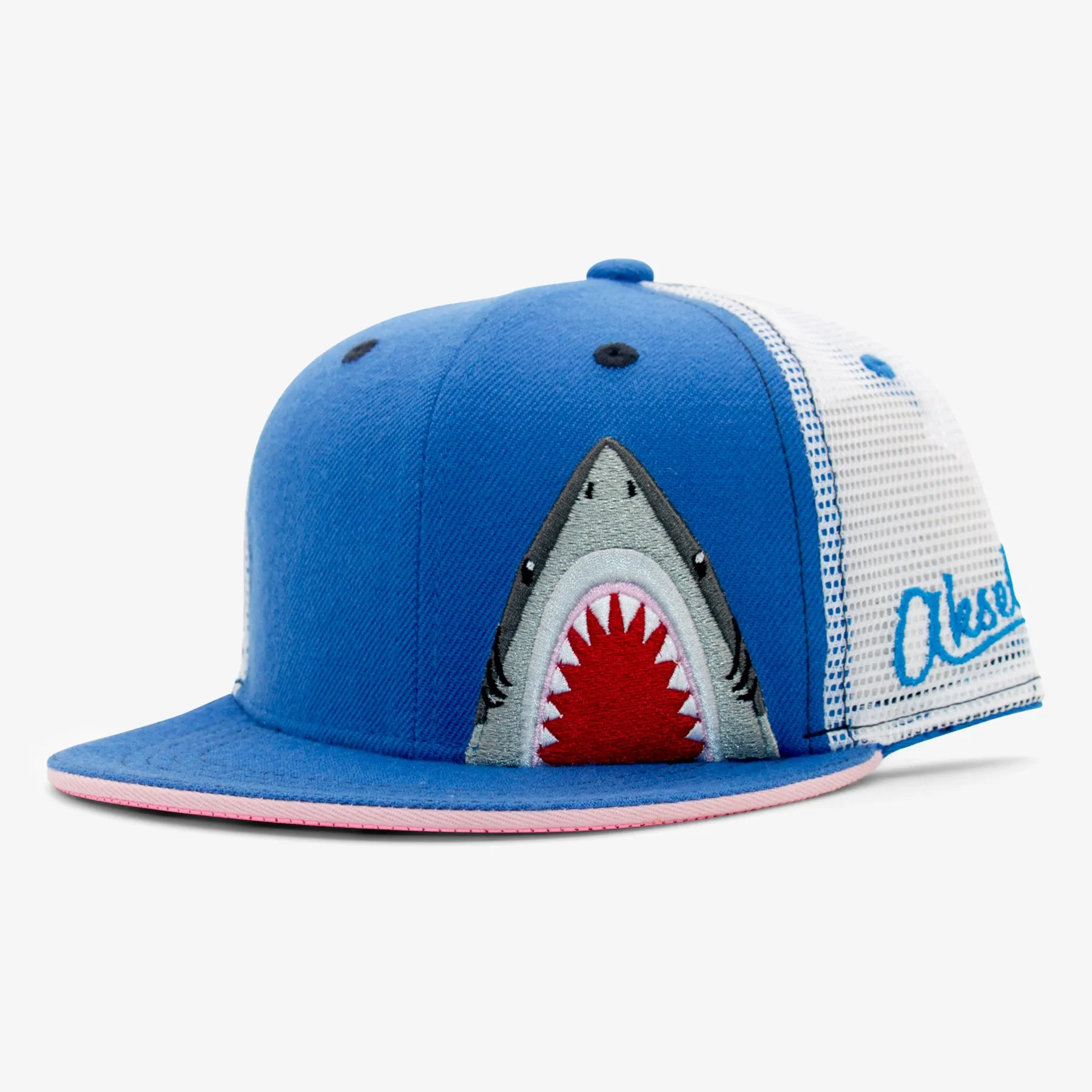 Kids Shark Flatbill Snapback Hat