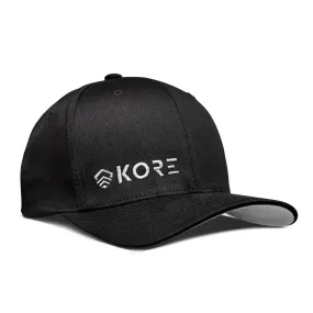 KORE FLEXFIT HAT | GRAY ON BLACK