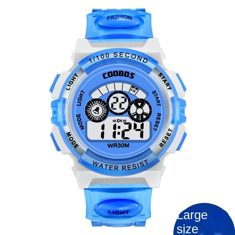 Kubaoshi Children's Watch Multi-Functional Colorful Waterproof Student Electronic Watch