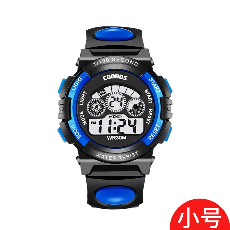 Kubaoshi Children's Watch Multi-Functional Colorful Waterproof Student Electronic Watch