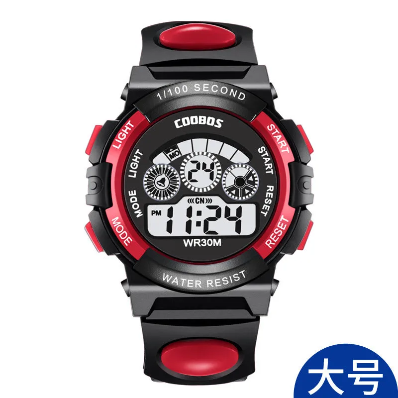 Kubaoshi Children's Watch Multi-Functional Colorful Waterproof Student Electronic Watch