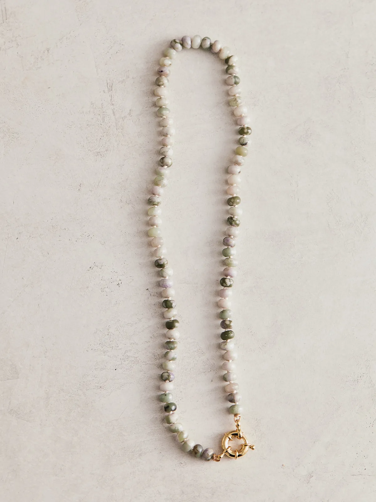 Lavender Jade Necklace, Medium