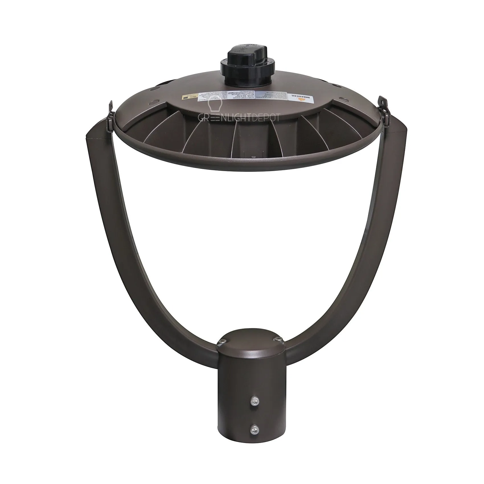 LED Post Top Light - Selectable Color Temperature - 35W - Black - Shorting Cap