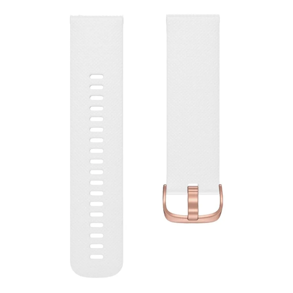 LG Watch compatible Silicone Watch Straps with Rose Gold Buckles