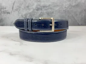 Lizard Belt: Navy