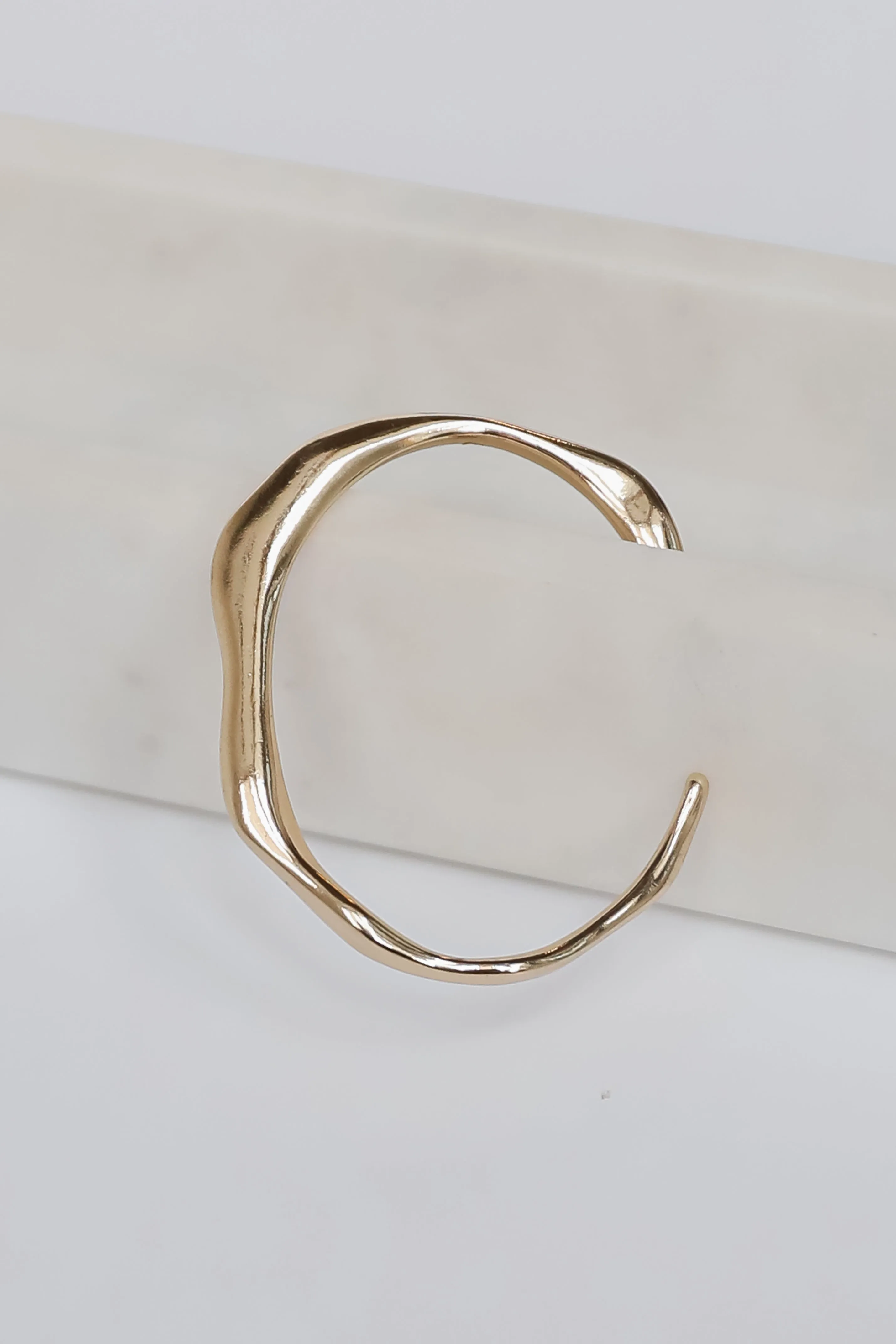 London Gold Cuff Bracelet