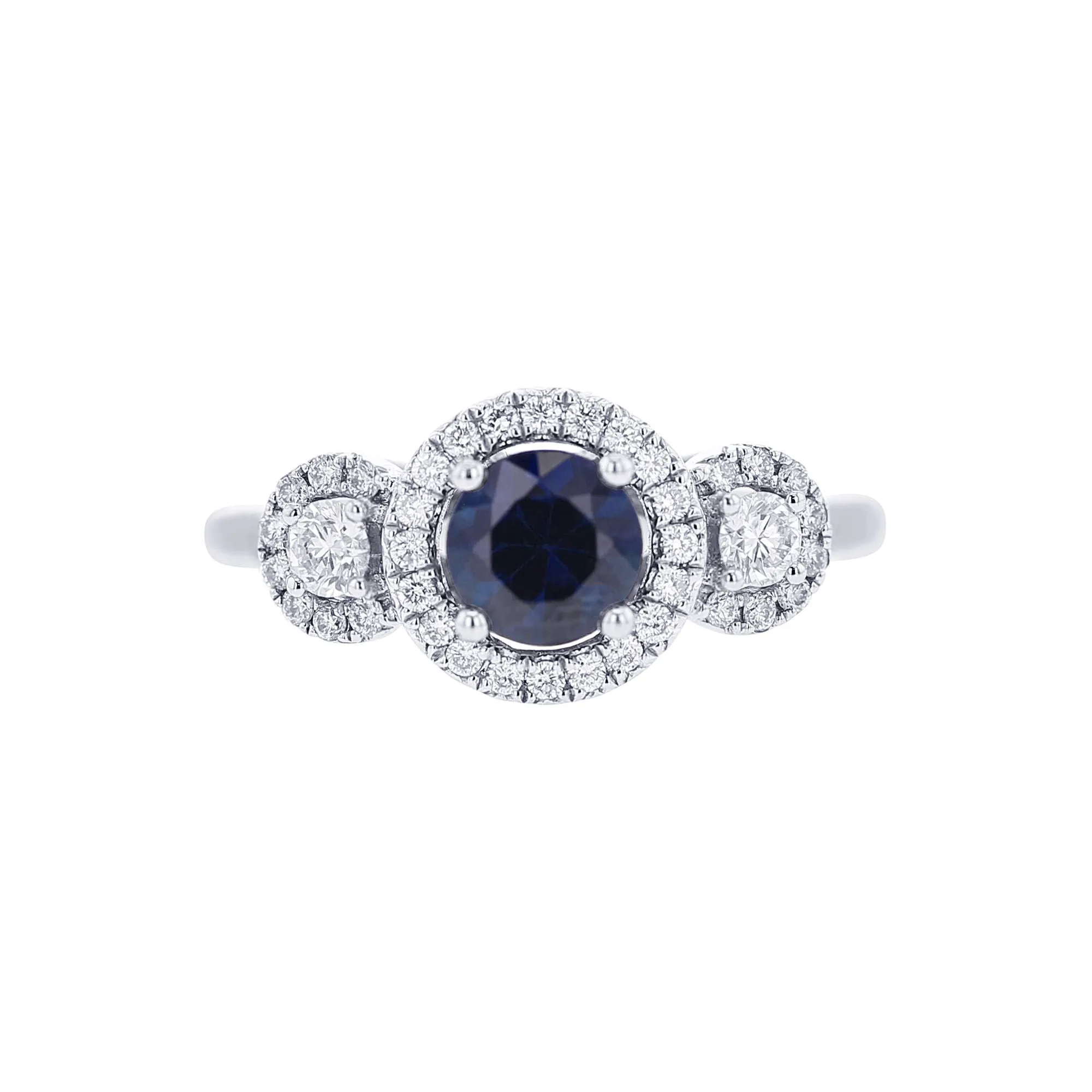 Lucca Sapphire and Diamond Ready for Love Engagement Ring