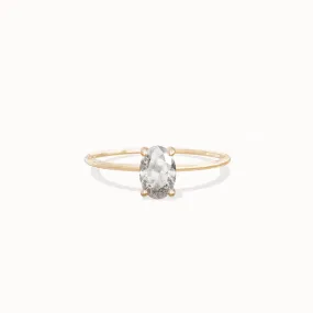 Luna Diamond Ring - 0,4ct Salt & Pepper Diamonds