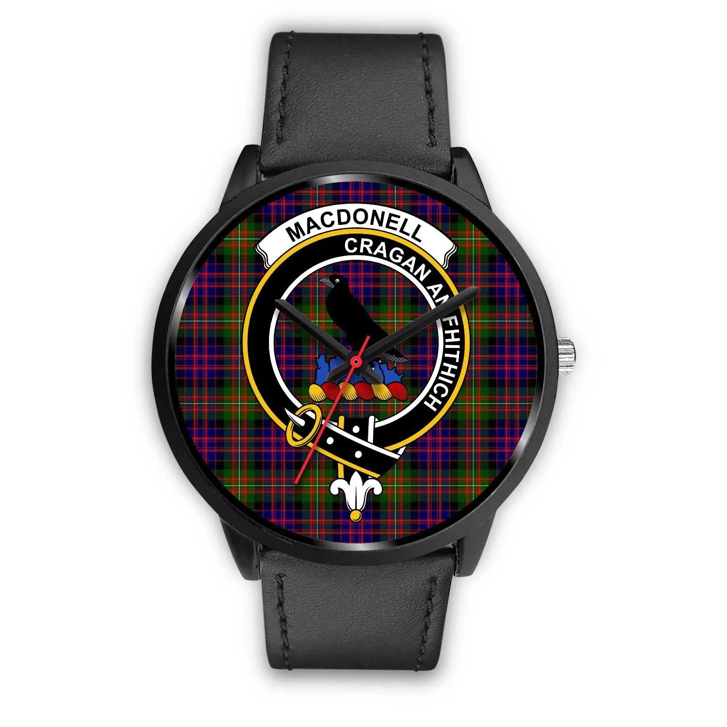 MacDonnell Clan Badge Tartan Black Watch