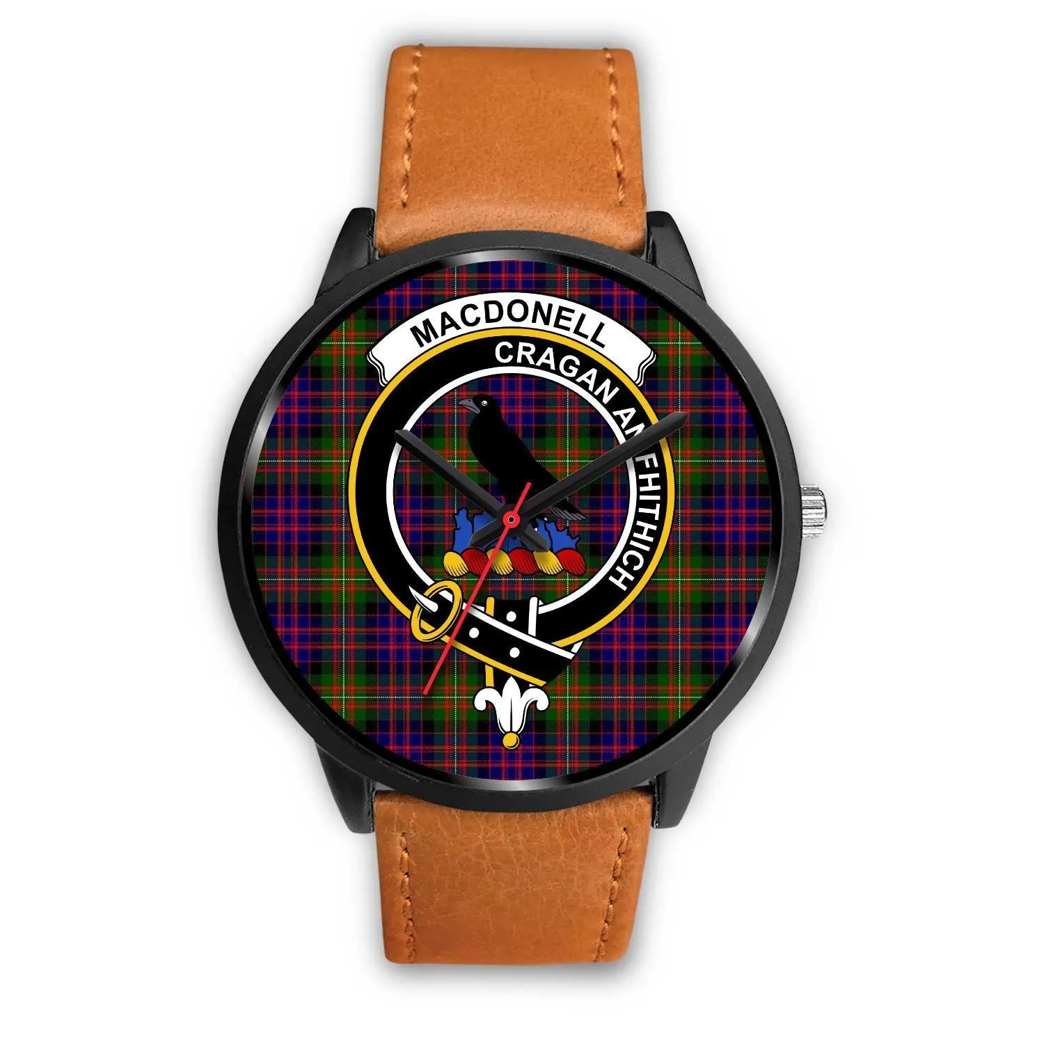 MacDonnell Clan Badge Tartan Black Watch