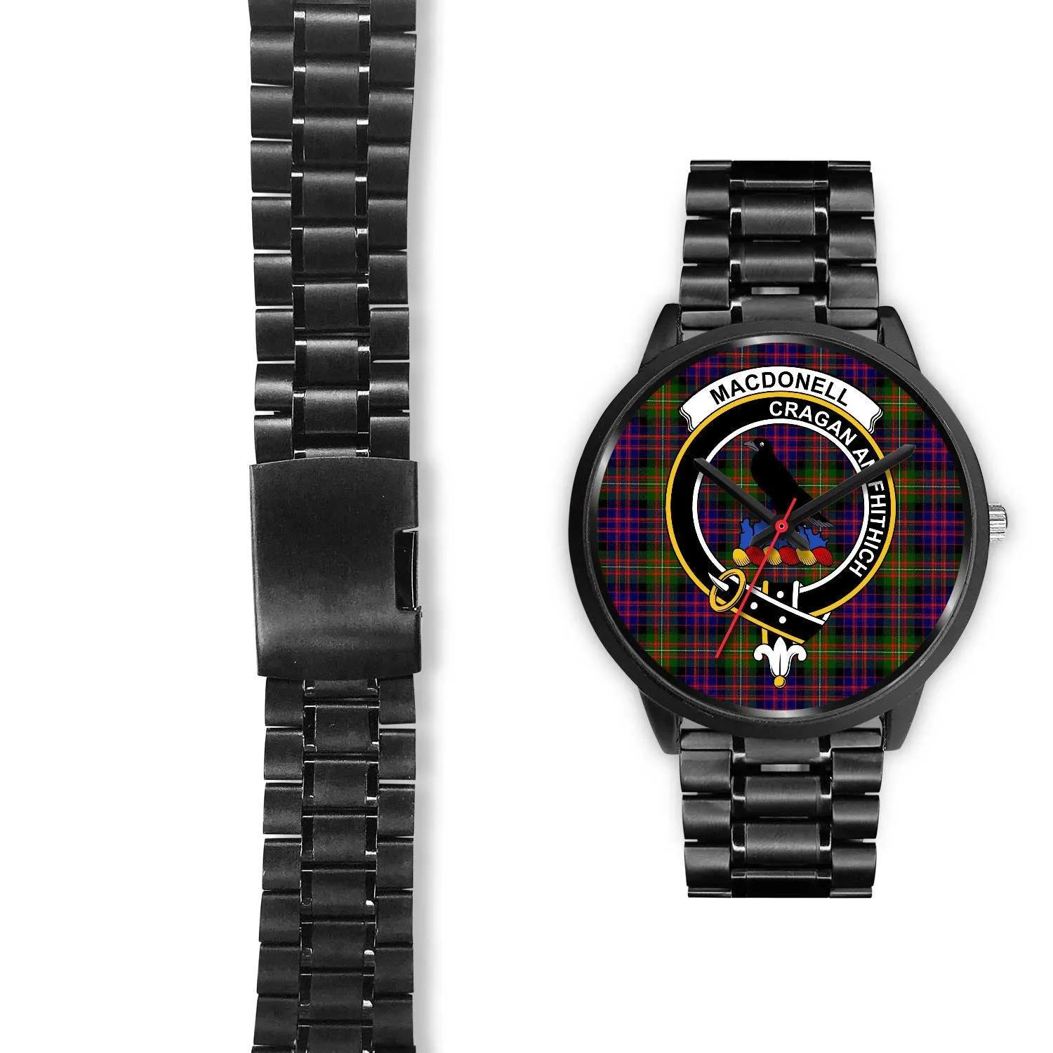 MacDonnell Clan Badge Tartan Black Watch