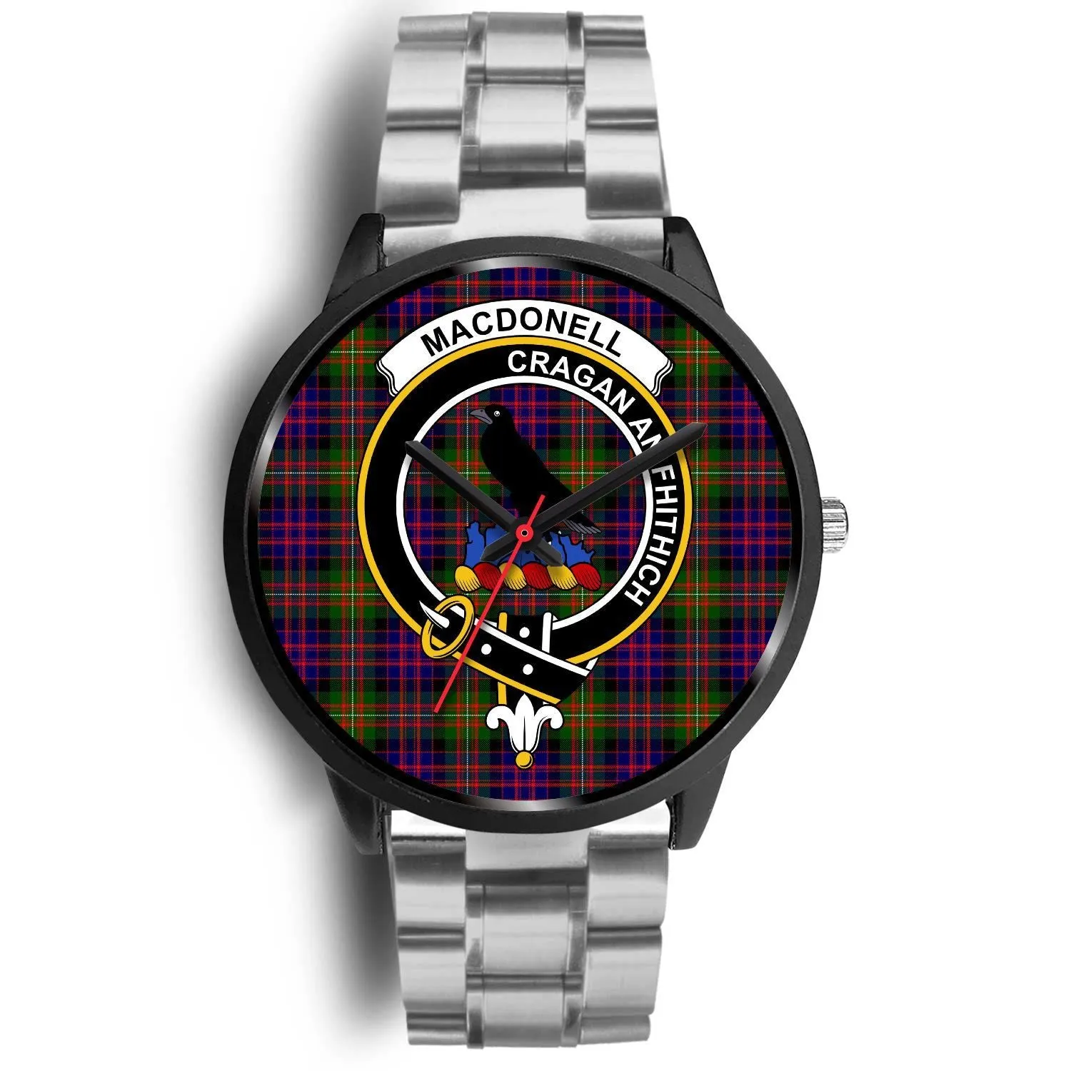 MacDonnell Clan Badge Tartan Black Watch