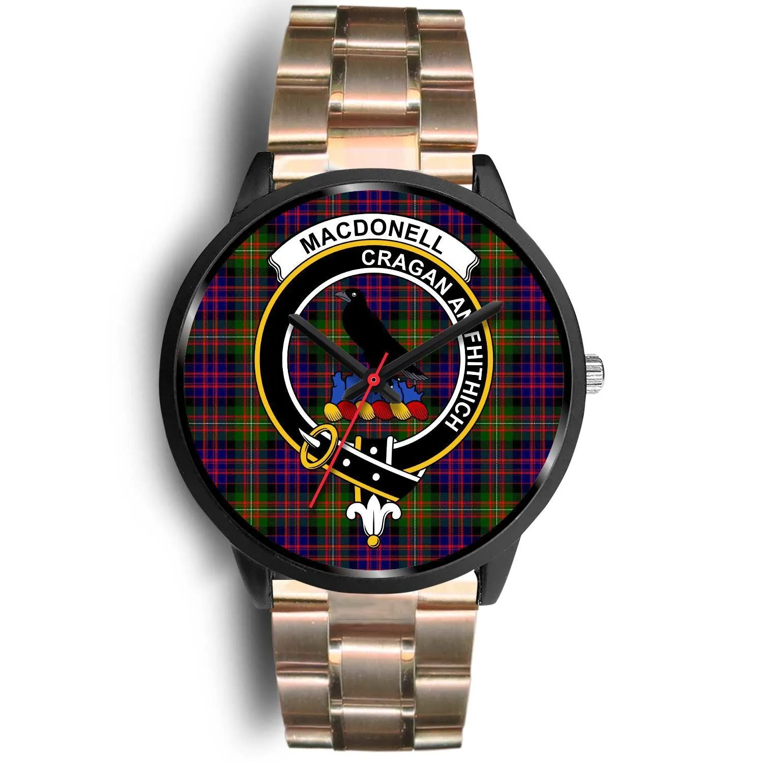 MacDonnell Clan Badge Tartan Black Watch