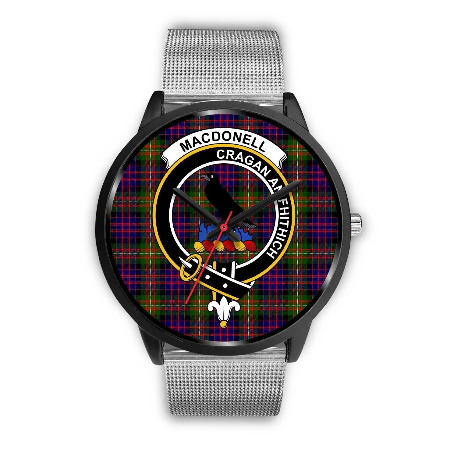 MacDonnell Clan Badge Tartan Black Watch