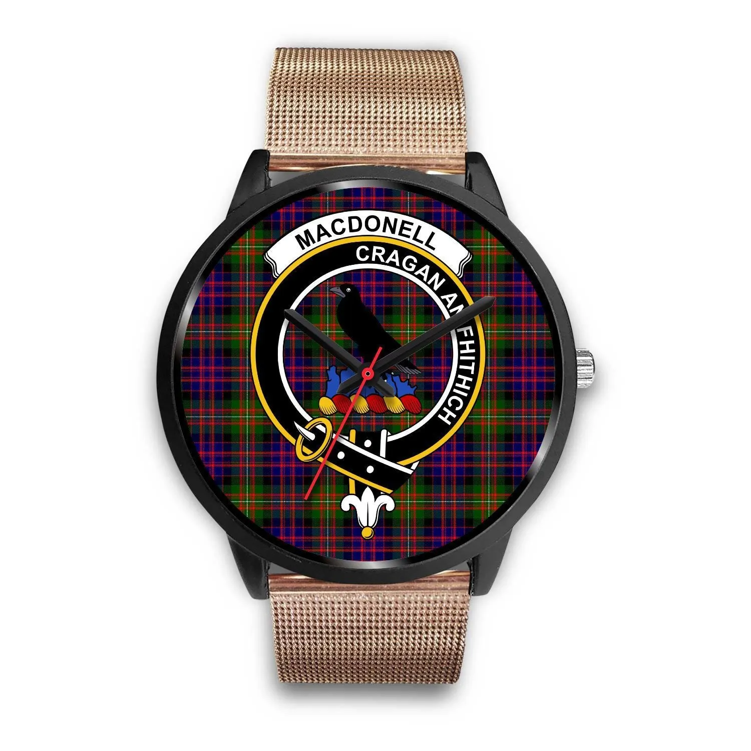 MacDonnell Clan Badge Tartan Black Watch