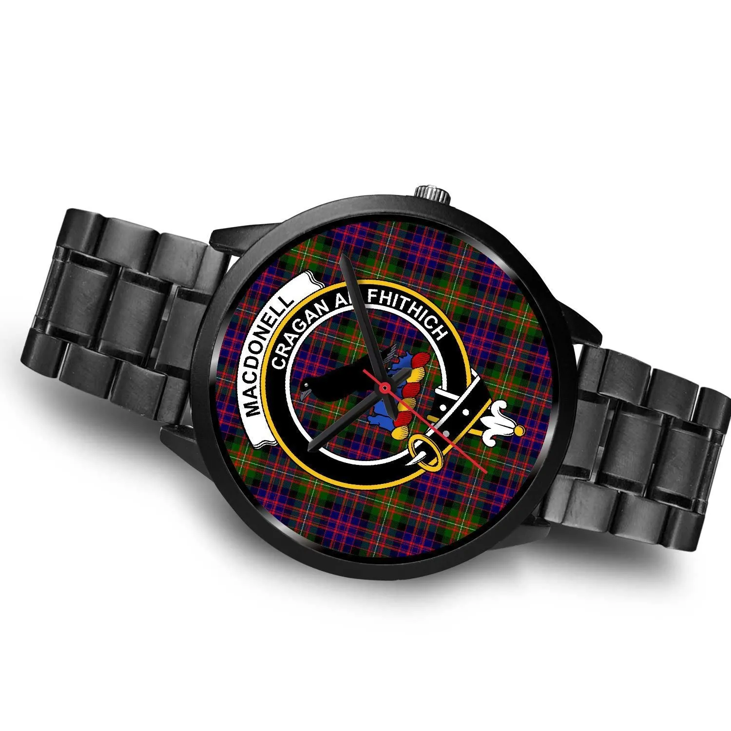 MacDonnell Clan Badge Tartan Black Watch