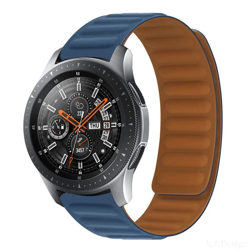 Magnetic Silicone Watch Straps Compatible with the Fossil 18mm Range