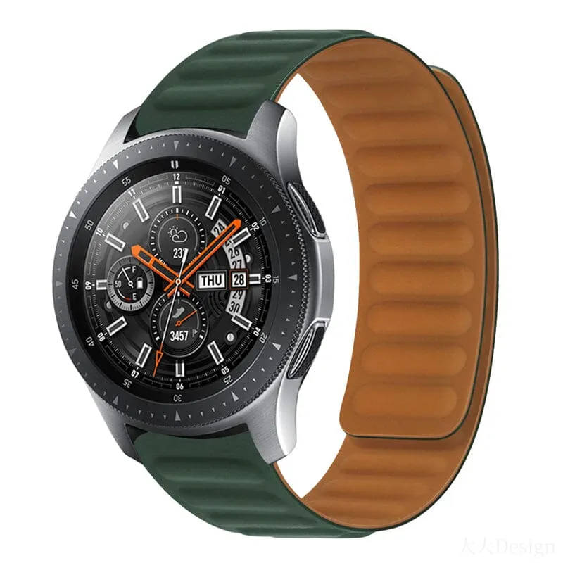 Magnetic Silicone Watch Straps Compatible with the Fossil 18mm Range