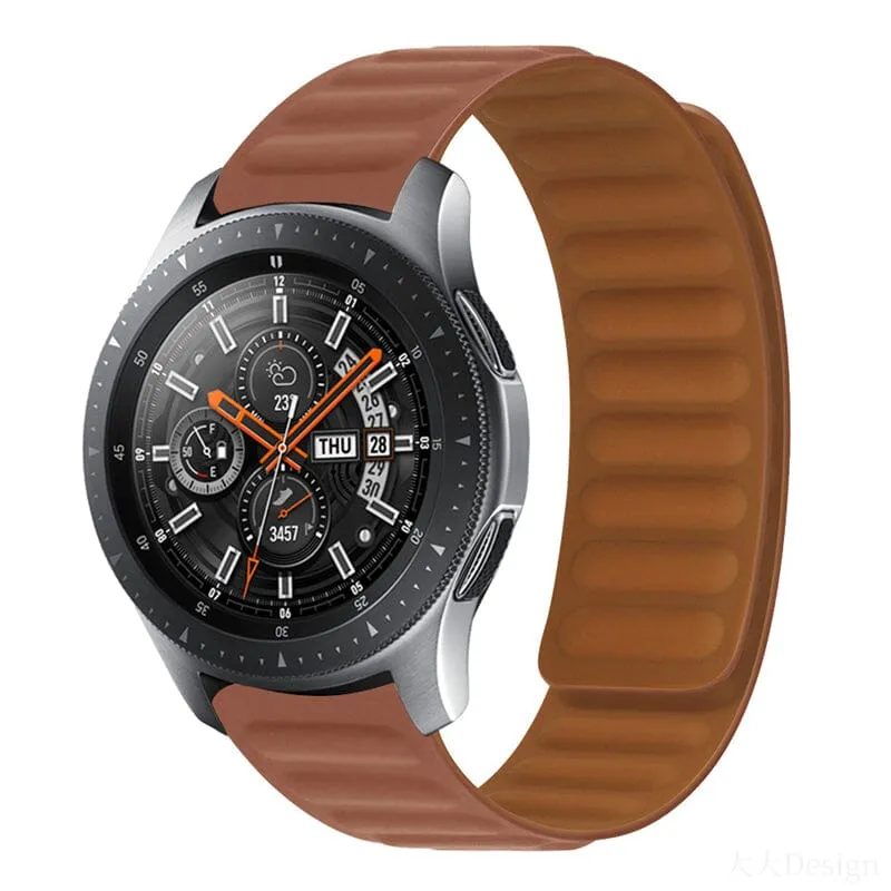 Magnetic Silicone Watch Straps Compatible with the Fossil 18mm Range