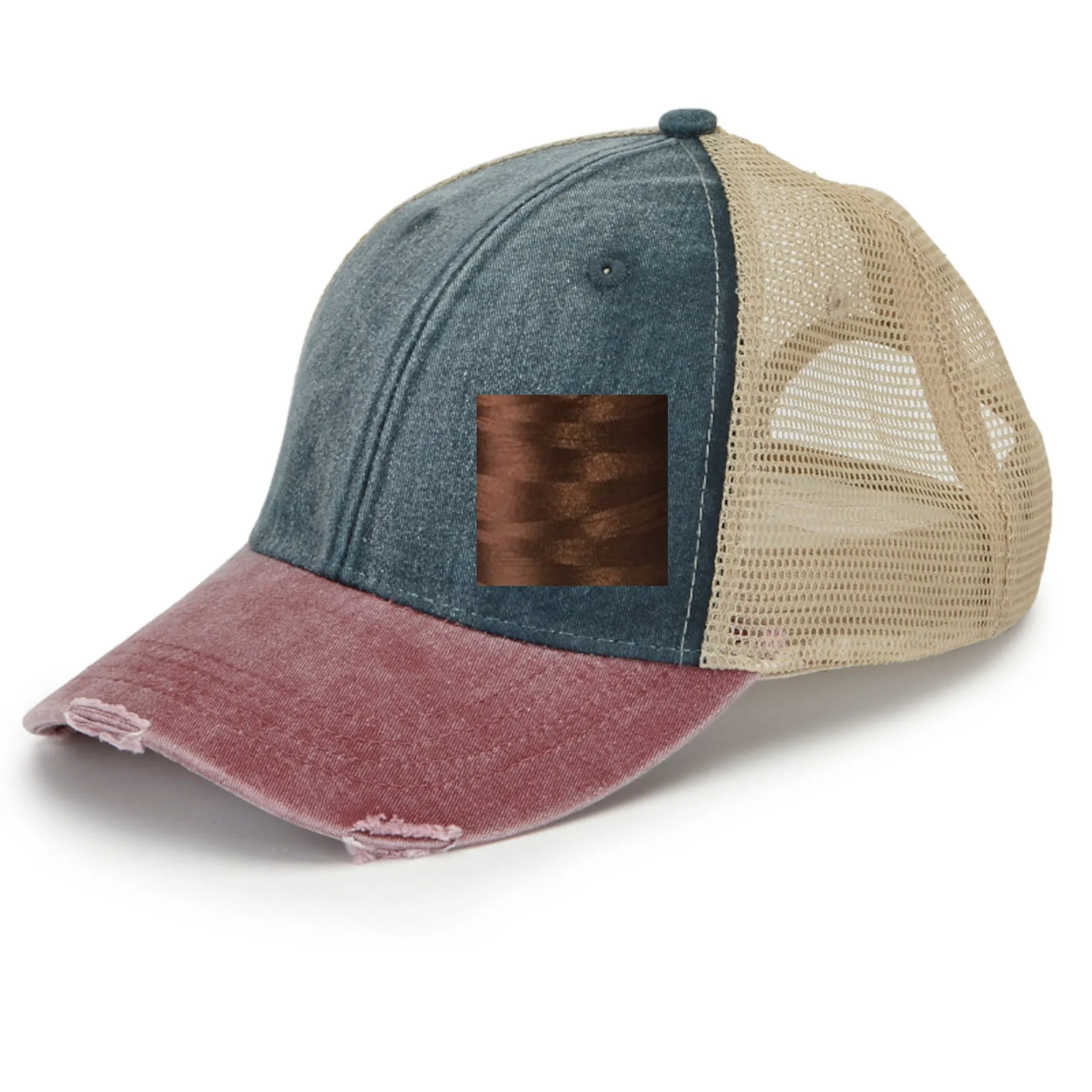 Maine Hat | Distressed Snapback Trucker | state cap | many color choices