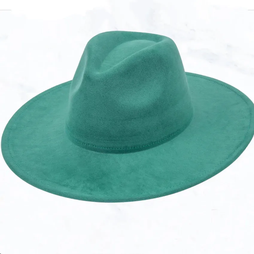 Marabou Blue Spotted Feather & Turquoise Slab Hat Band   Choice of Hat 986a