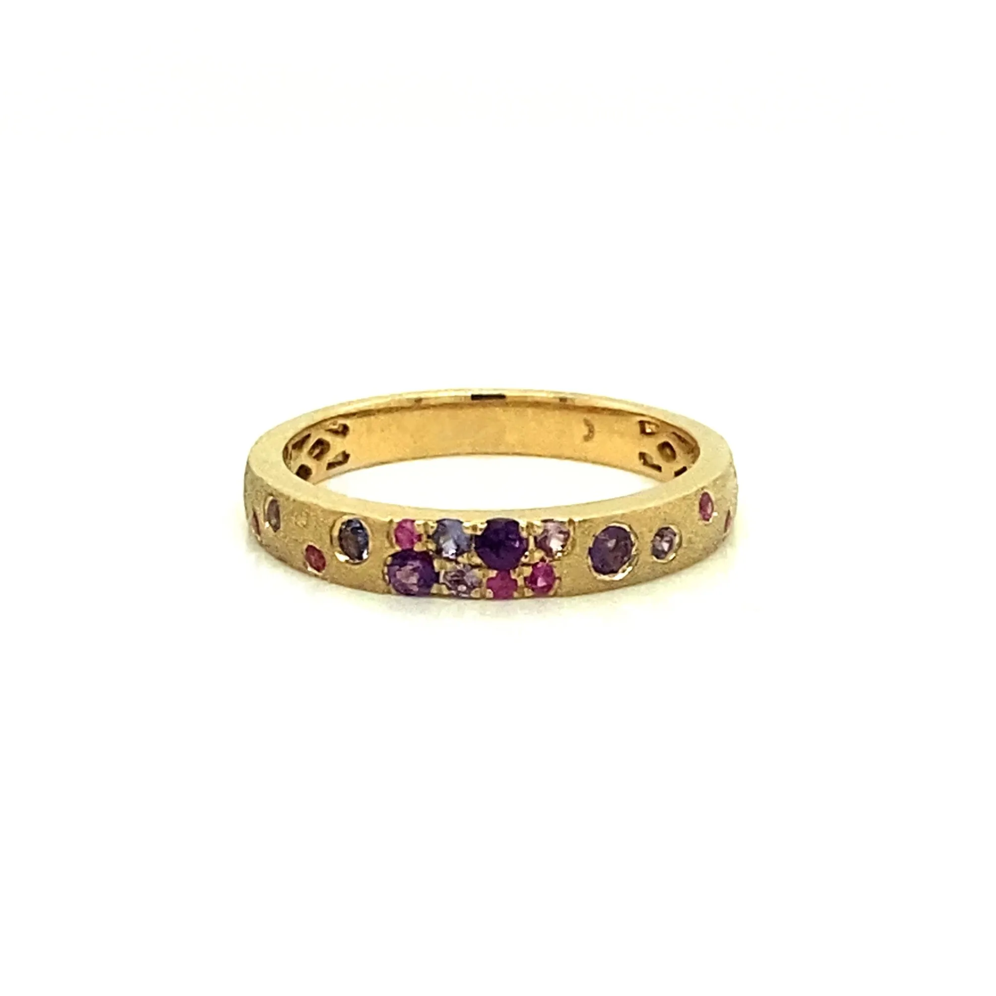 Mardi Gras Sapphire Ring