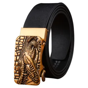 Men's Domineering Crocodile Automatic Formal Leather Belt