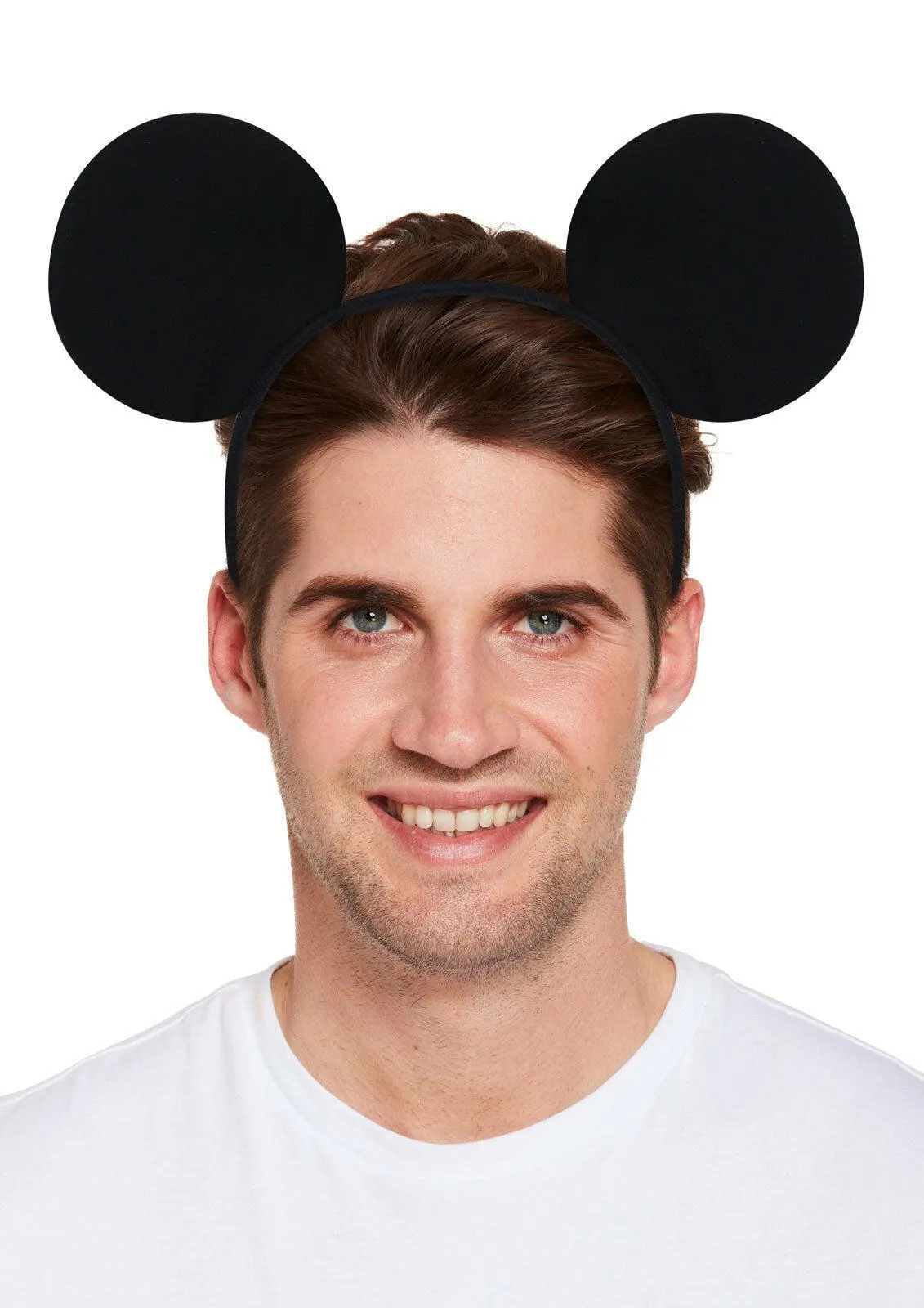 Mickey Mouse Black Ears Stag Do Night  Headband Mens Boys Fancy Dress Accessory