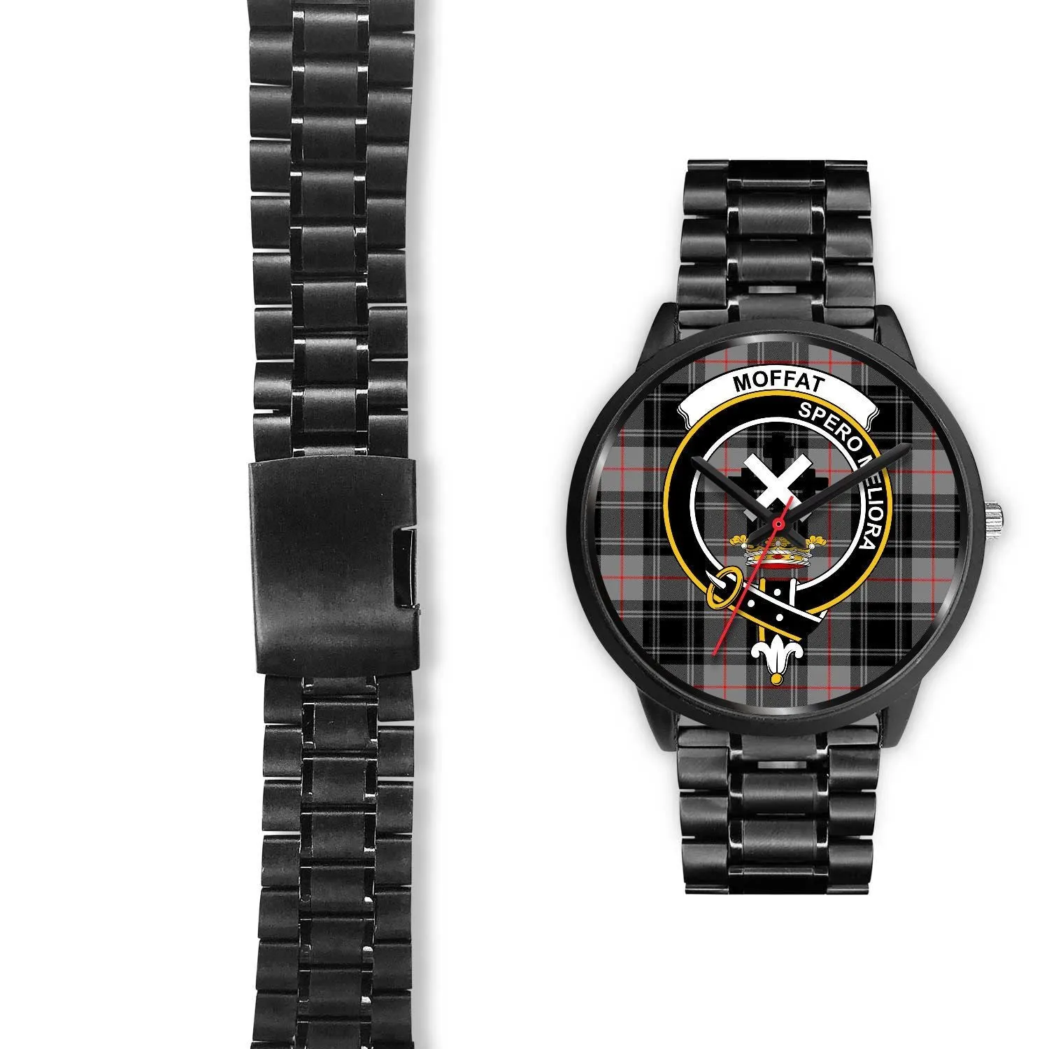 Moffat Modern Clan Badge Tartan Black Watch