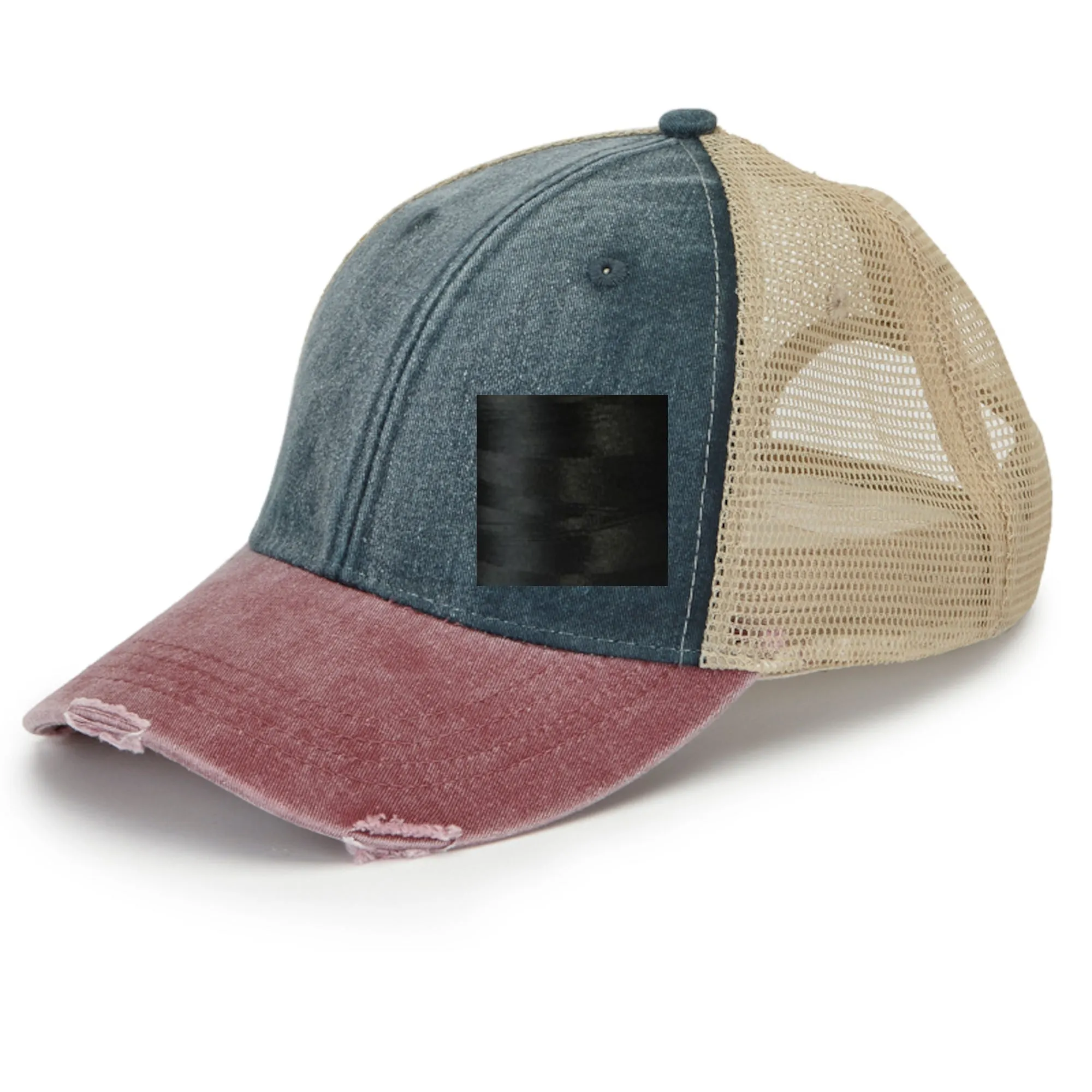 Montana Hat | Distressed Snapback Trucker | state cap | many color choices