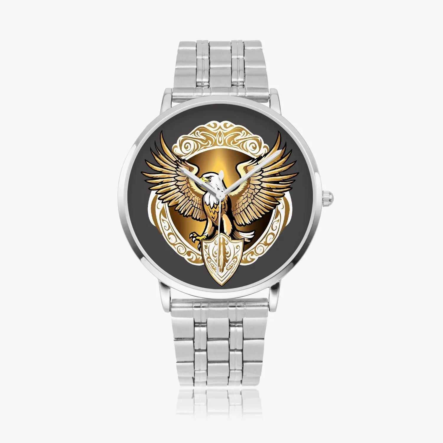 Montre à Quartz Instafamous "Eagle Golden Shield" (249)